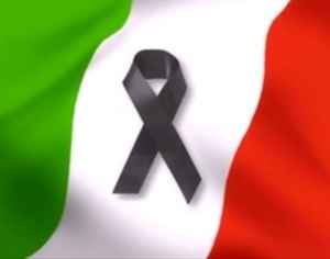Italia in lutto