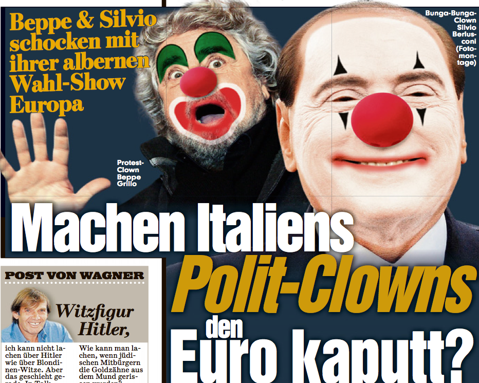 Entrino i clown ( L’Economist ), Il mammismo e le maschere